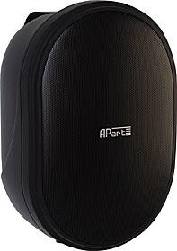 Nástěnný reproduktor, sada 2ks, 5.25", zesilovač 2x20W RMS, černý, vč. úchytů