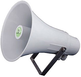 EN54-24, tlakový cert. reproduktor  10W/100V, plastový, šedý