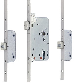 SECURY 1916 35/92/9/24x6/1020 (koule-klika), 3 bodový samozamykací zámek