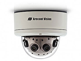 Panoramatická IP dome kamera, TD/N, 180°, 12MP (4x3MP), WDR, IP66, PoE, IP66