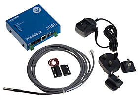 Poseidon2 3266 Tset (4xDI, pro až 8 senzorů 1-Wire UNI), v sadě 1xT čidlo