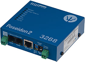 Poseidon2 3268 (4xDI, 2xrelé, pro až 8 senzorů 1-Wire UNI)
