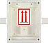 2N IP Verso krabice pro instalaci do zdi, 1 modul