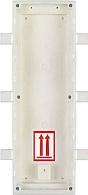 2N IP Verso krabice pro instalaci do zdi, 3 moduly