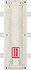 2N IP Verso krabice pro instalaci do zdi, 3 moduly