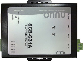 Převodník RS-232 na Ethernet pro NUUO
