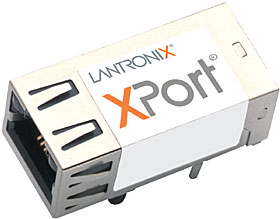 1-portový miniaturní OEM převodník sériové linky na 10/100Base-TX