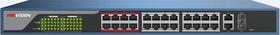 Switch 24 portů 10/100Mbps, (24x PoE, 2x Combo), 8.8Gbps, 370W, kov
