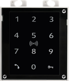 2N IP Verso - Dotyková klávesnice a RFID čtečka 13.56MHz+125kHz, čte UID