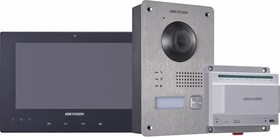 Video kit pro 1 účastníka se 7" černým monitorem, propojení po 2 vodičích