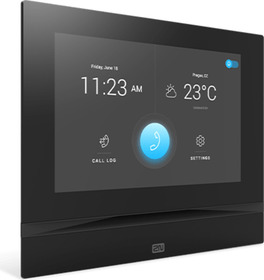 IP vnitřní 7" dotykový panel s rovným čelem pro povrch.instalaci (černý)