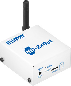 NB-IoT bezdrátová jednotka, 2xOUT, NB IoT SIM