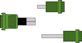 Vystup kabel zes.-DOM, 4kanal