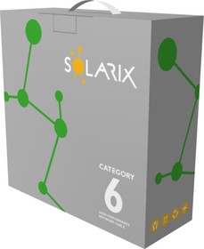 Instalační kabel Solarix CAT6 UTP PVC Eca 100m/box SXKD-6-UTP-PVC