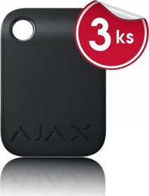 Ajax Tag Black 3 ks bezkontaktních čipů pro klávesnice KeyPad Plus, černý