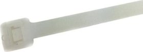 Bílý stahovací pásek délka 300 x 4,8 mm s pevností v tahu 24kg, balení 100ks
