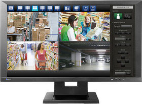 IP monitor, 23" 1980x1080, RJ45, HDMI, 2x USB, až 16 kamer, ONVIF kompatibilní