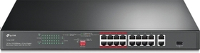 16 portový POE+ 10/100Mbps CCTV switch, 2x GE/SFP, 150W, 802.3af/at, rack