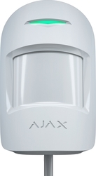 Ajax MotionProtect Fibra bílý PIR detektor, dosah 12m, PET imunita do 20 kg