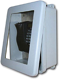 Venkovní kryt na biometrickou čtečku s vyhříváním