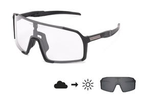 Brýle Lumiva ENERGY 01002,černé rámečky,fotochromatická a černá polarizační skla