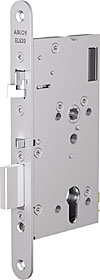 Elektromotorický hluboký samozamykací panikový zámek, backset 55 mm
