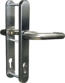 Bezpečnostní kování klika x klika pro EL460,9mm dělený čtyřhran