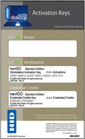 Kredit pro kartu pro login v systému naviGO Workstation