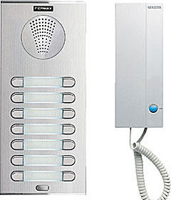 4+n City audio kit pro 14 účastníků s telefony Loft, bez el. otvírače
