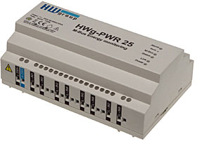 HWg-PWR 25, IP sběrač dat z 25 M-Bus měřičů energií