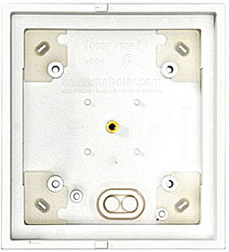 MX-T25 - montážní krabice pro 1 modul, povrchová montáž, černá barva